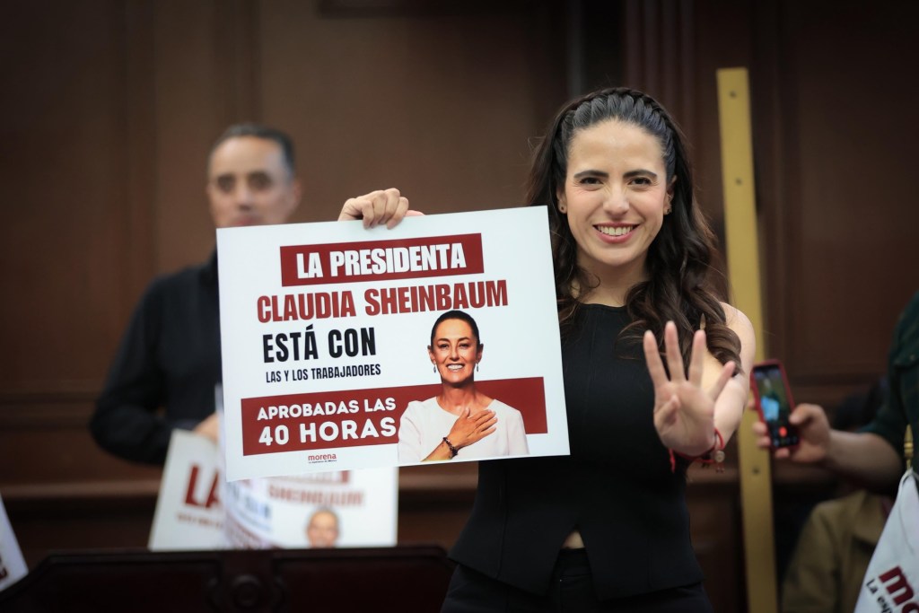 Tras aprobación de reforma, Giulianna Bugarini remarca que reducción de jornada laboral es un triunfo para la clase trabajadora