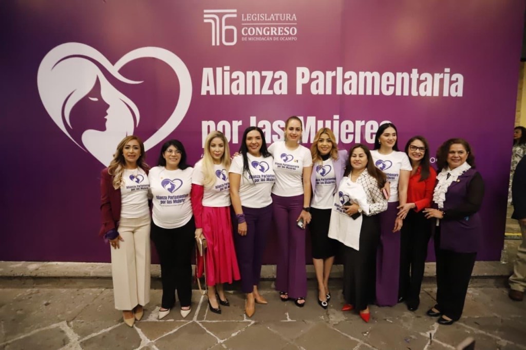 Diputadas de diferentes fuerzas políticas de la 76 Legislatura conformaron Alianza en pro de mujeres michoacanas