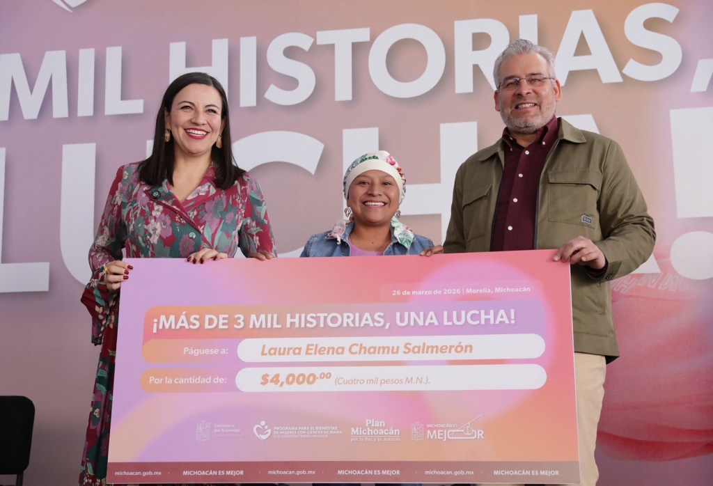 “No están solas”, alcanza Bedolla meta histórica de 3 mil mujeres apoyadas en su lucha contra el&nbsp;cáncer