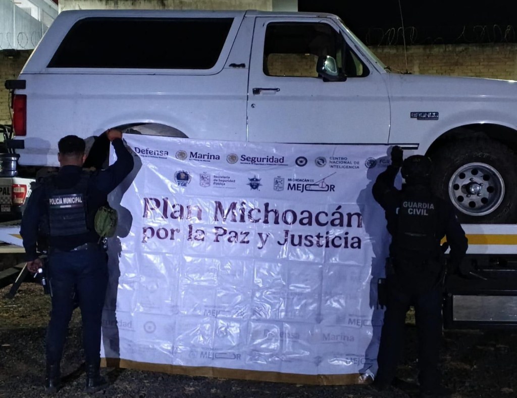 Refuerza SSP operatividad en Carapan; detenidas 2 personas, una de ellas presuntamente vinculada a un grupo criminal