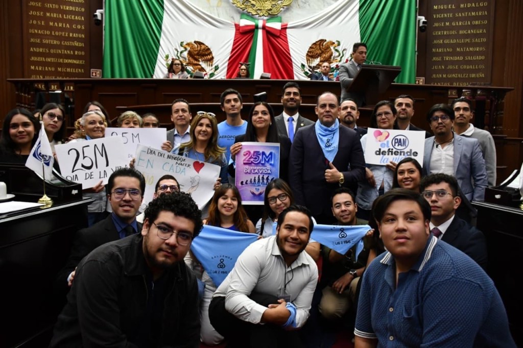 Proponen diputados del PAN declarar el 25 de marzo como Día Estatal de la Vida