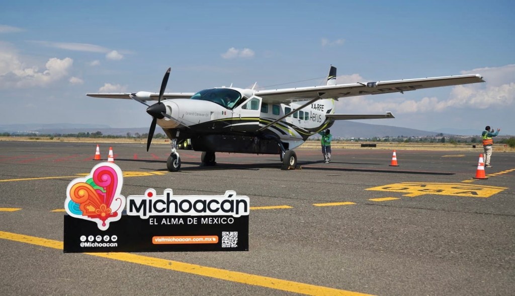 Michoacán despega con nueva ruta aérea AIFA-Morelia-Uruapan