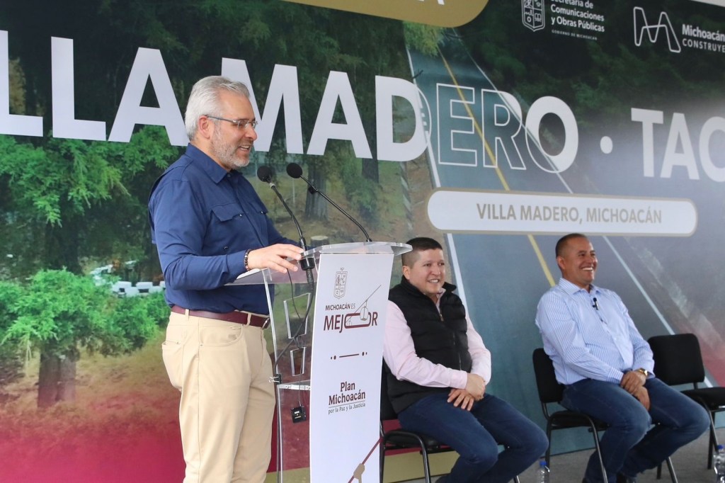 Inaugura Bedolla rehabilitación de la carretera Madero-Tacámbaro; se impulsa el desarrollo&nbsp;agrícola