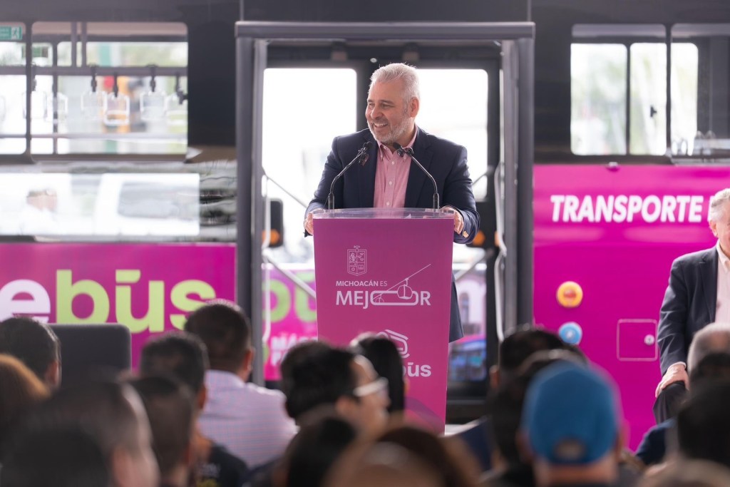 En febrero arrancará el Morebús; transformará la movilidad de 400 mil habitantes:&nbsp;Bedolla