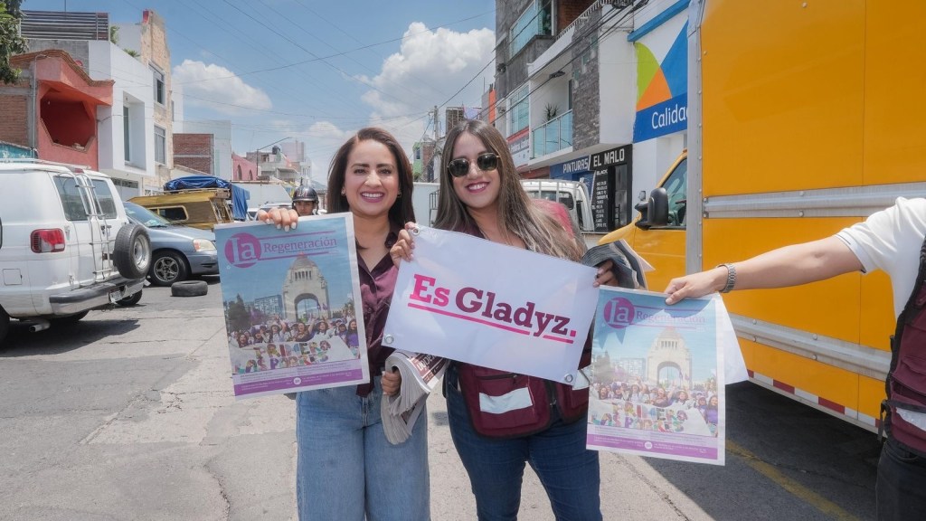 Brigadas morenistas de Gladyz Butanda inundan “El Audi” en defensa de la&nbsp;4T