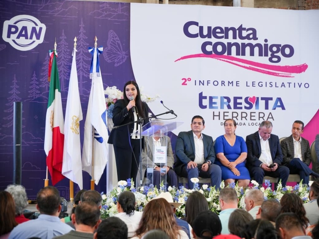 En Segundo Informe Legislativo Tere Herrera destaca como ejes centrales la defensa de la vida, la familia y los valores