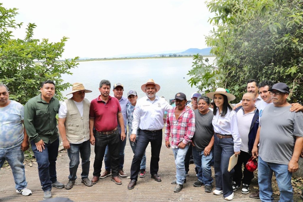 Avanza retiro de lirio en Presa Malpaís de Queréndaro; 500 hectáreas serán limpiadas:&nbsp;Bedolla