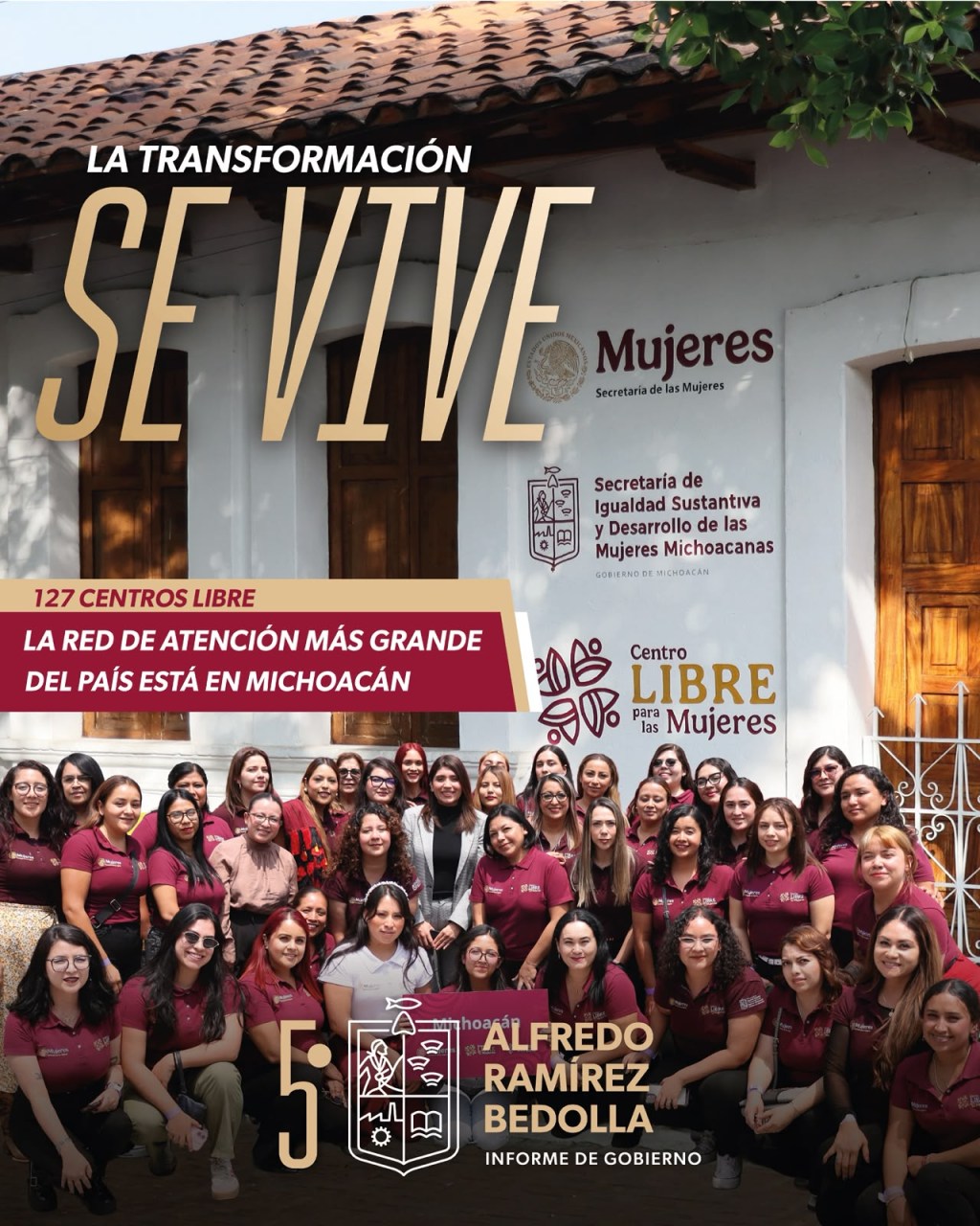 Con 127 Centros LIBRE, Michoacán tiene la red de atención a mujeres más grande del país: Seimujer